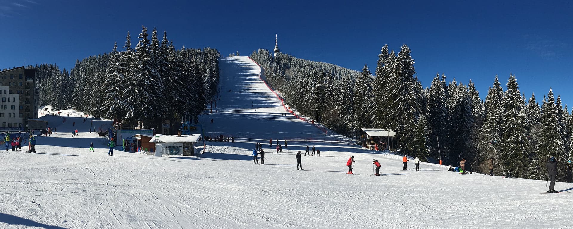 Ski slope in Pamporovo