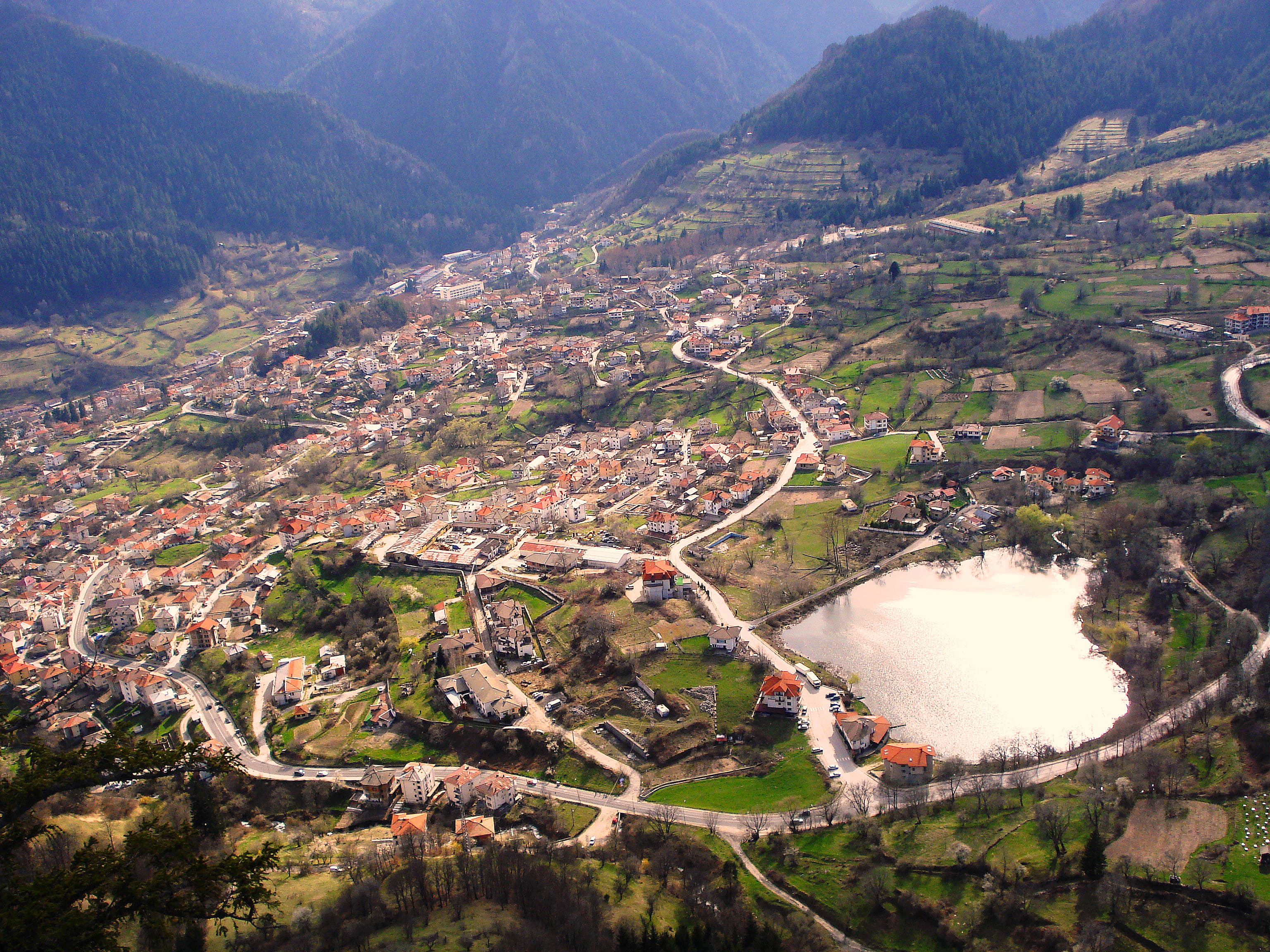 Smolyan from above