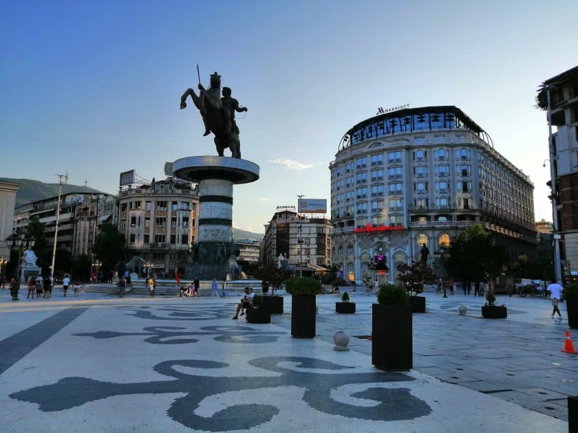 Central part of Skopje
