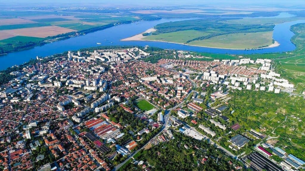 Silistra seen from above