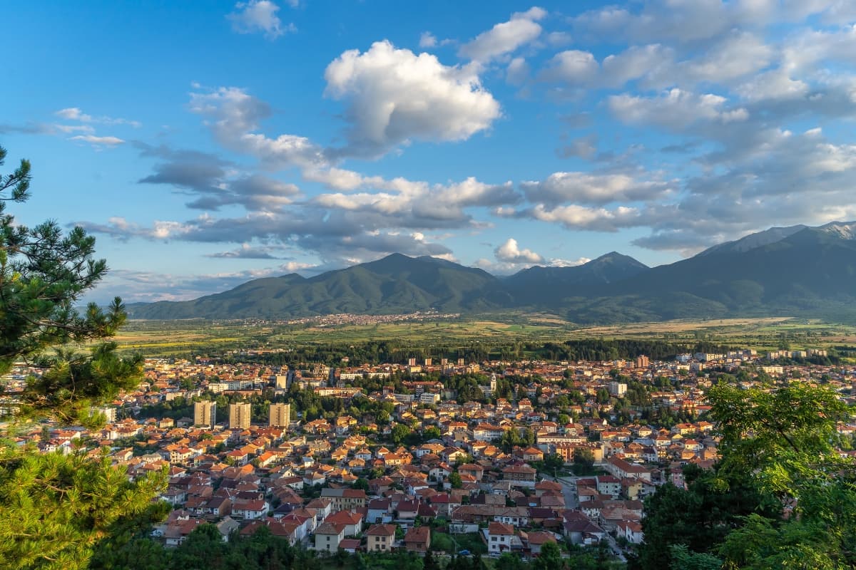 Panoramic view of Razlog