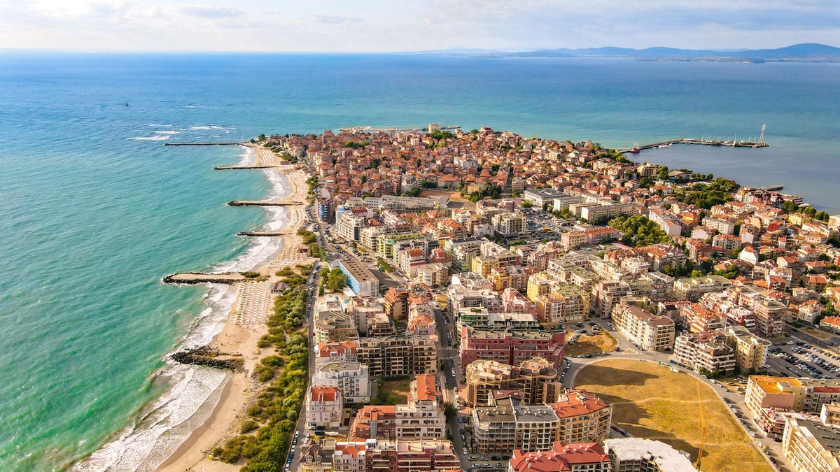 Pomorie from a bird's-eye view