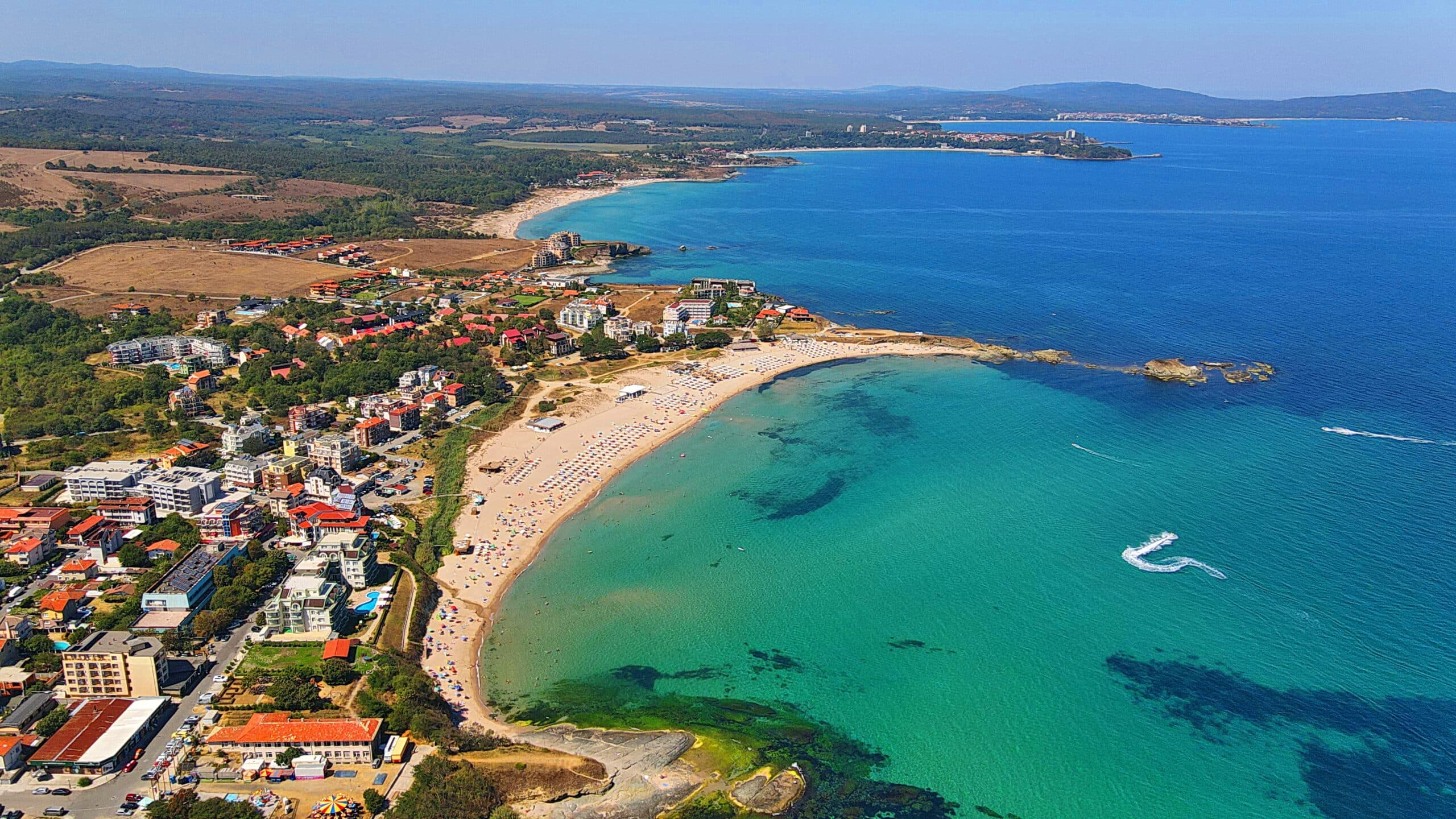 The beach in Lozenets