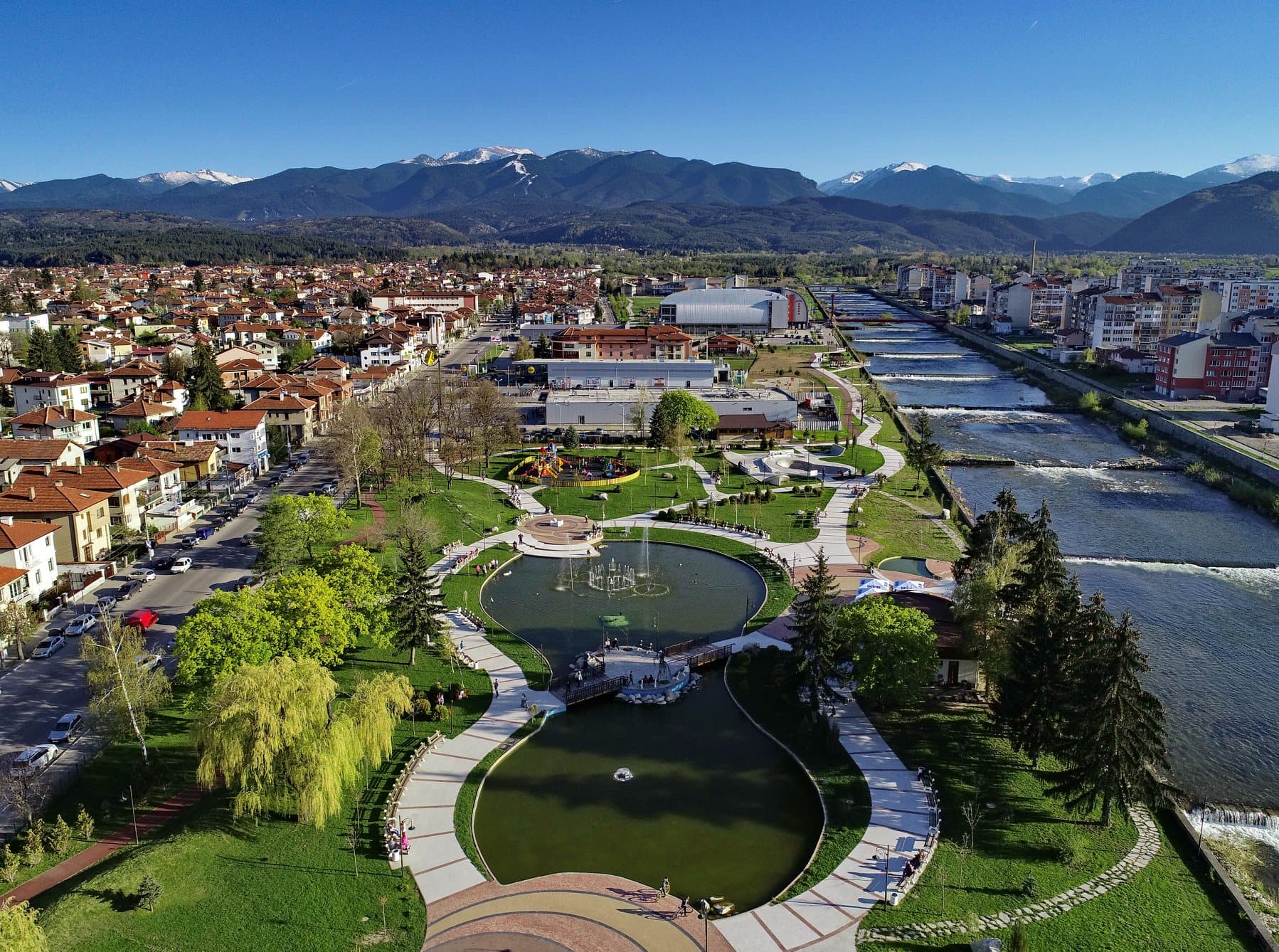 Samokov from above